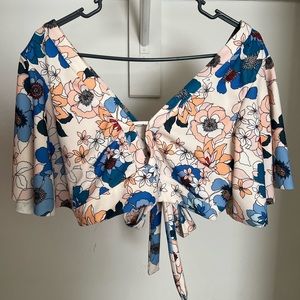 Crop top multicolored